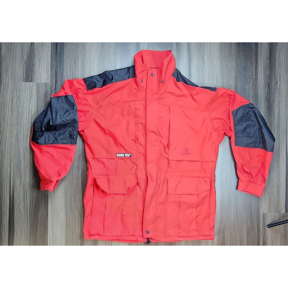 Alpine Design Gore-Tex Windbreaker Jacket  RED Size X Large Retro Vintage XL